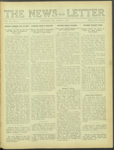 Johns Hopkins University News-letter, Volume 15, Number 21 (1911 March 06)