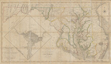 Map of the State of Maryland : laid down from an actual survey of all the principal waters, public roads, and divisions of the counties therein; describing the situation of the cities, towns, villages, houses of worship and other public buildings, furnace