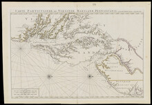 Carte Particuliere de Virginie, Maryland, Pennsilvanie, la Nouvelle Iarsey Orient et Occidentale